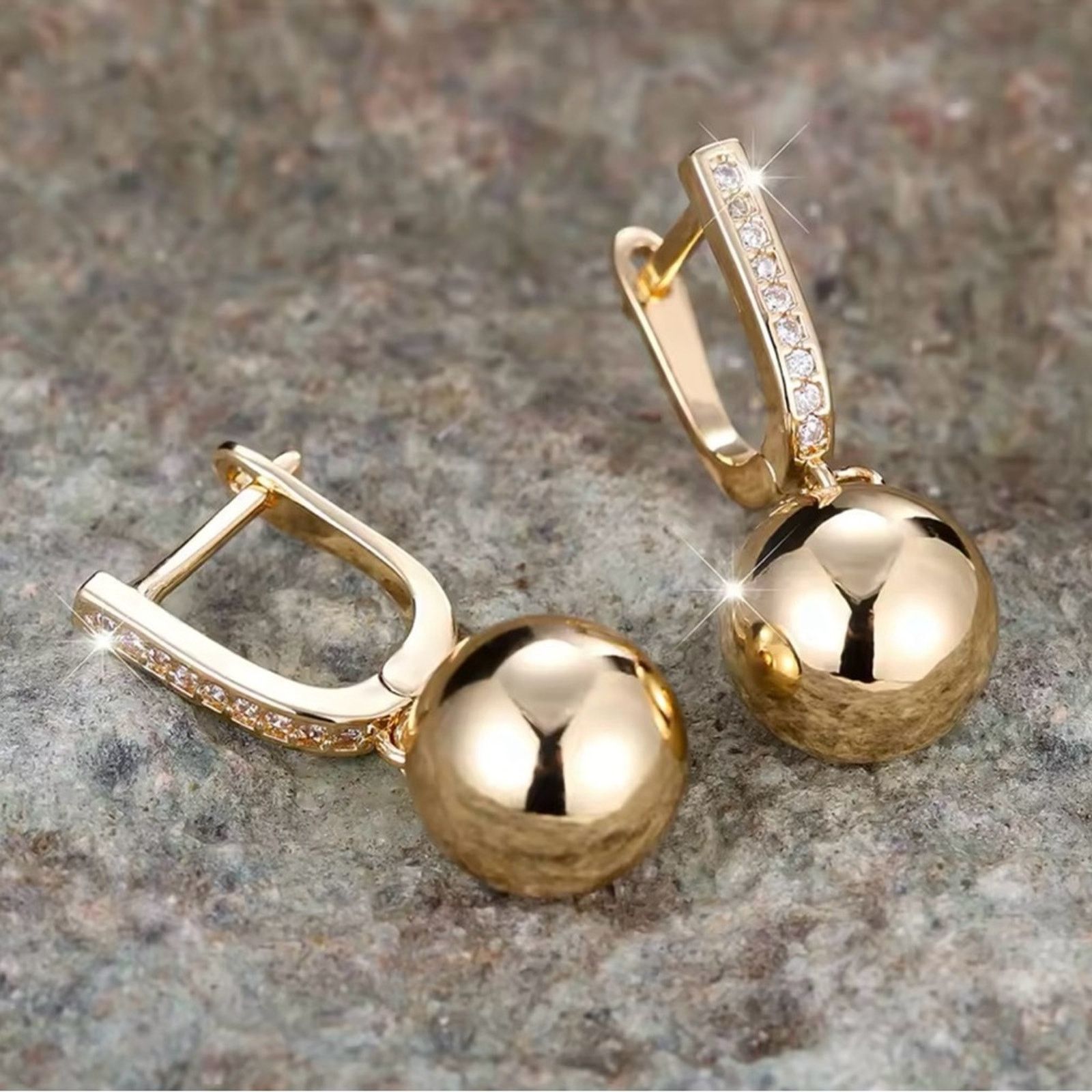 Other Cute Small Round Metal Dangle Earrings For Women Size ONE SIZE - 4 Thumbnail