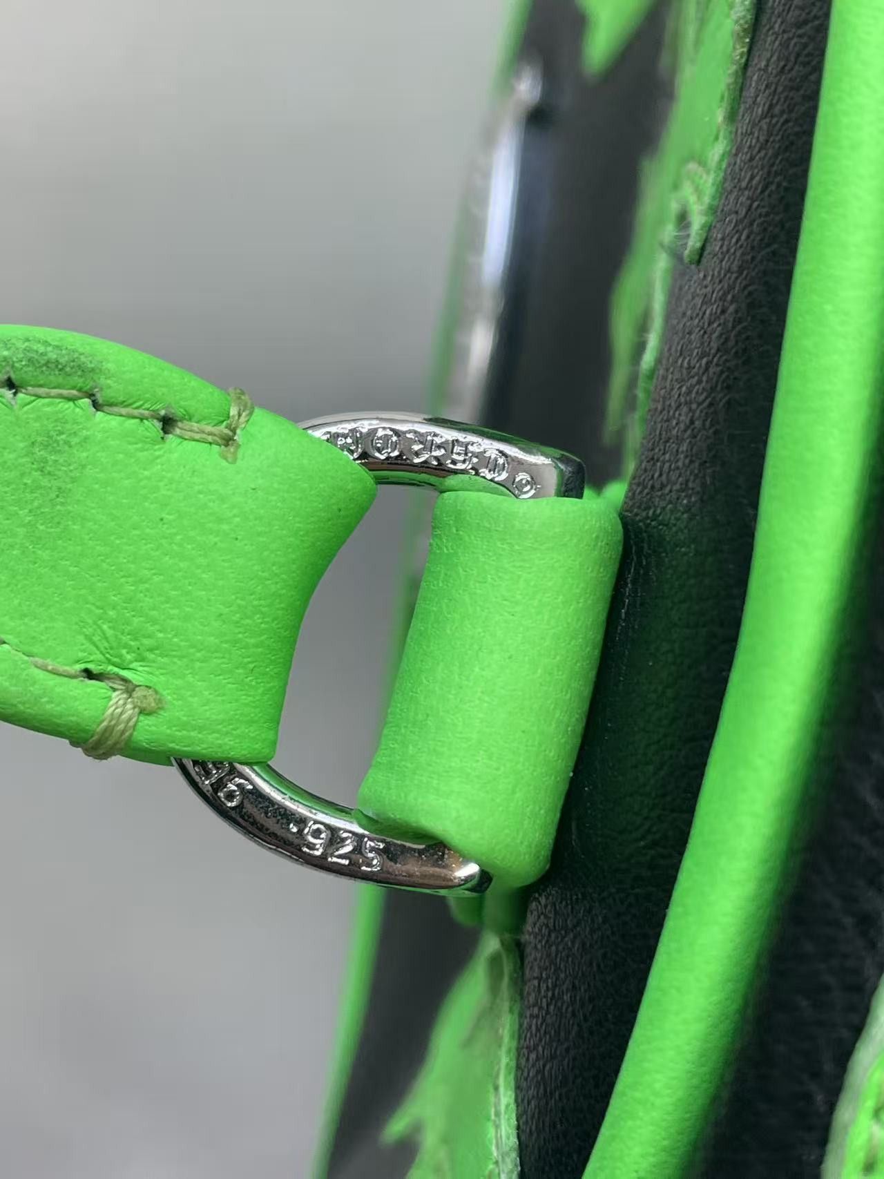 Chrome Hearts Chrome Hearts Leather Cross Patch Black&Green Mini Gym Bag Size ONE SIZE - 10 Thumbnail