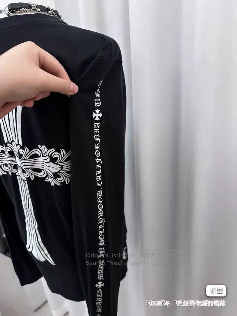 Chrome Hearts CHROME HEARTS Size S Cross black thin long sleeves Size US S / EU 44-46 / 1 - 1 Thumbnail