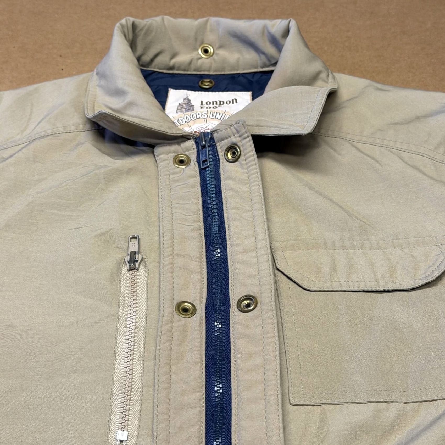 London Fog VINTAGE London Fog Coat Mens 44 Long Beige Rain Mid Length Outdoors Unlimited Coat Size US S / EU 44-46 / 1 - 7 Thumbnail