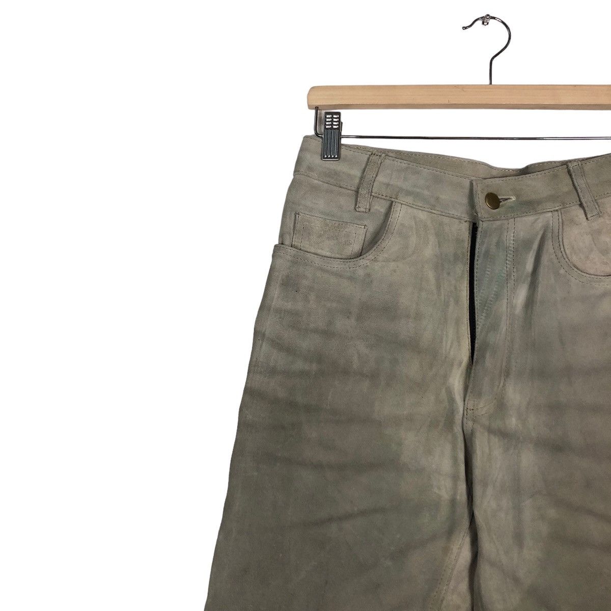 Genuine Leather 🔥Vintage Genuine Leather Cow Skin Biker Pants BBH Pants Size US 30 / EU 46 - 7 Thumbnail