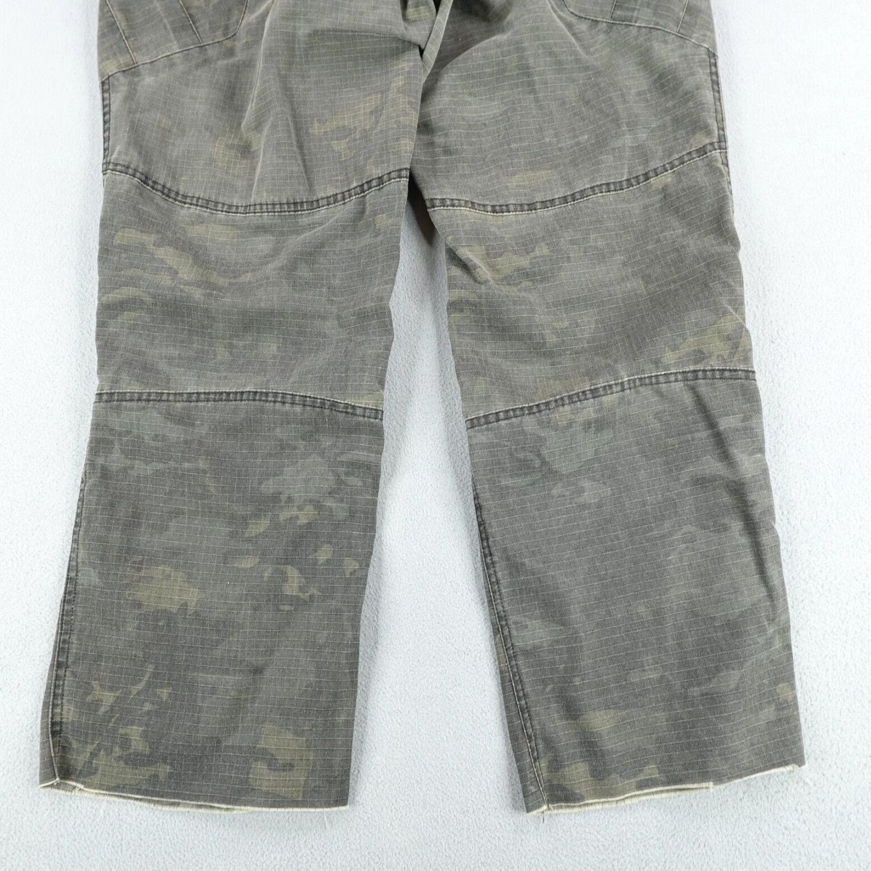 Vintage Lancer Tactical Pants XL Mens Gray Camo Ripstop Airsoft BDU Utility Combat Cargo Size US 35 - 7 Thumbnail