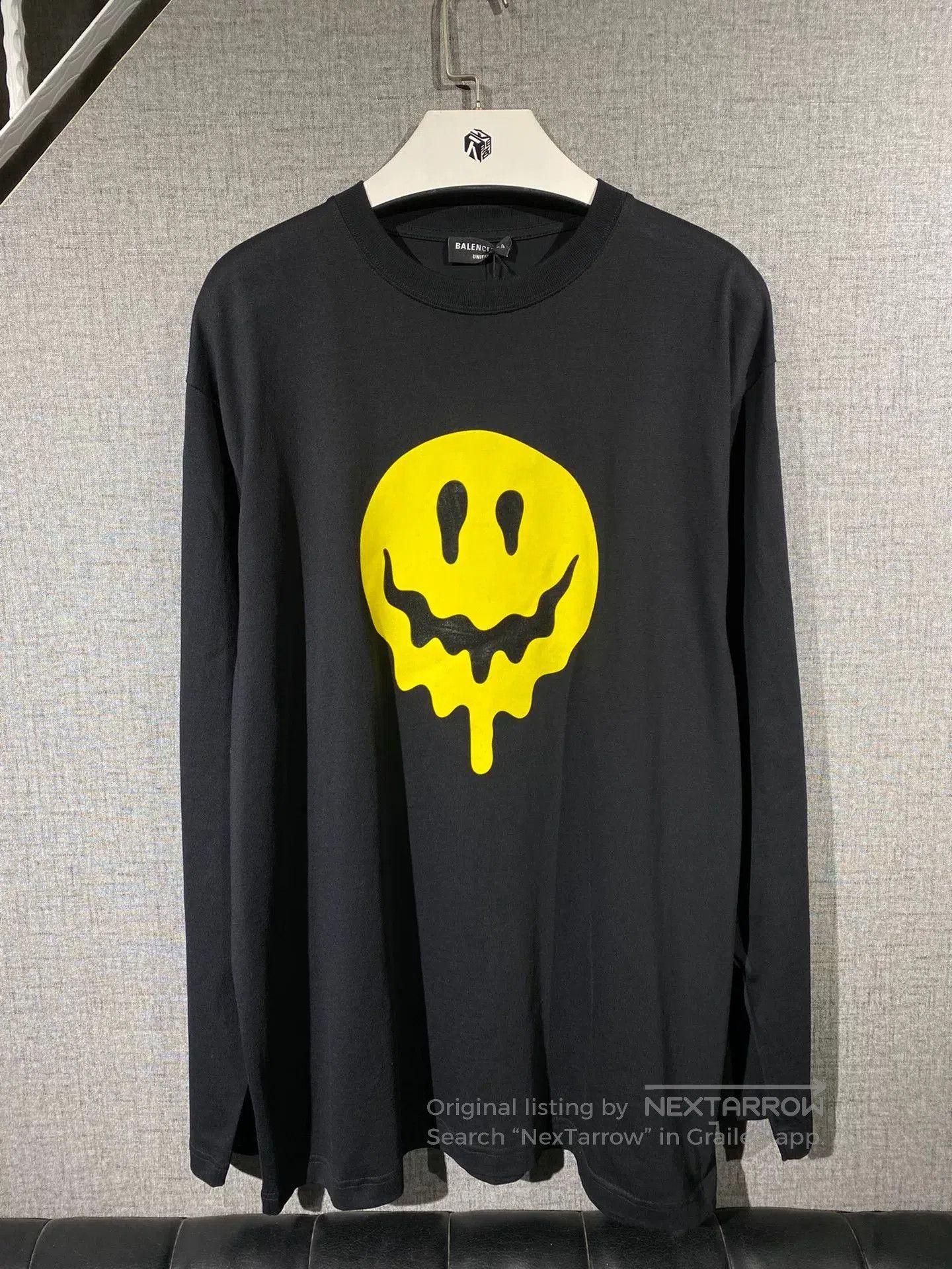 Balenciaga balenciaga long sleeve t-shirt with embroidery. Size US XS / EU 42 / 0 - 1 Thumbnail