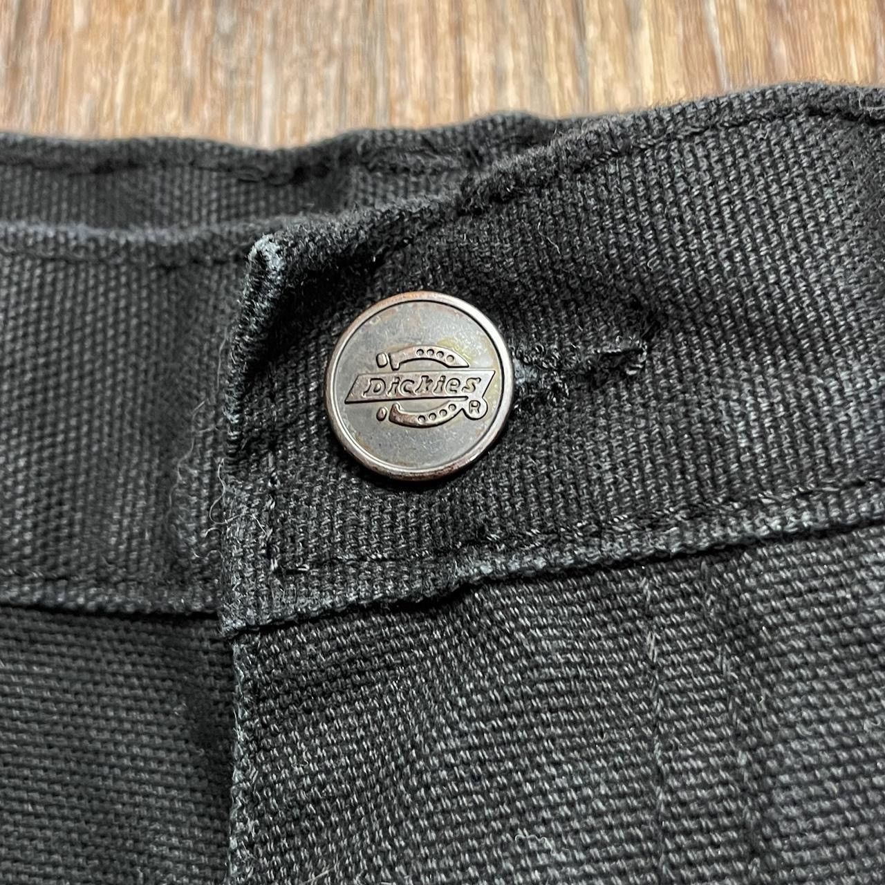 Dickies Dickies Cargo Work Pants Black Heavyweight 34” x 28” Size US 34 / EU 50 - 4 Thumbnail