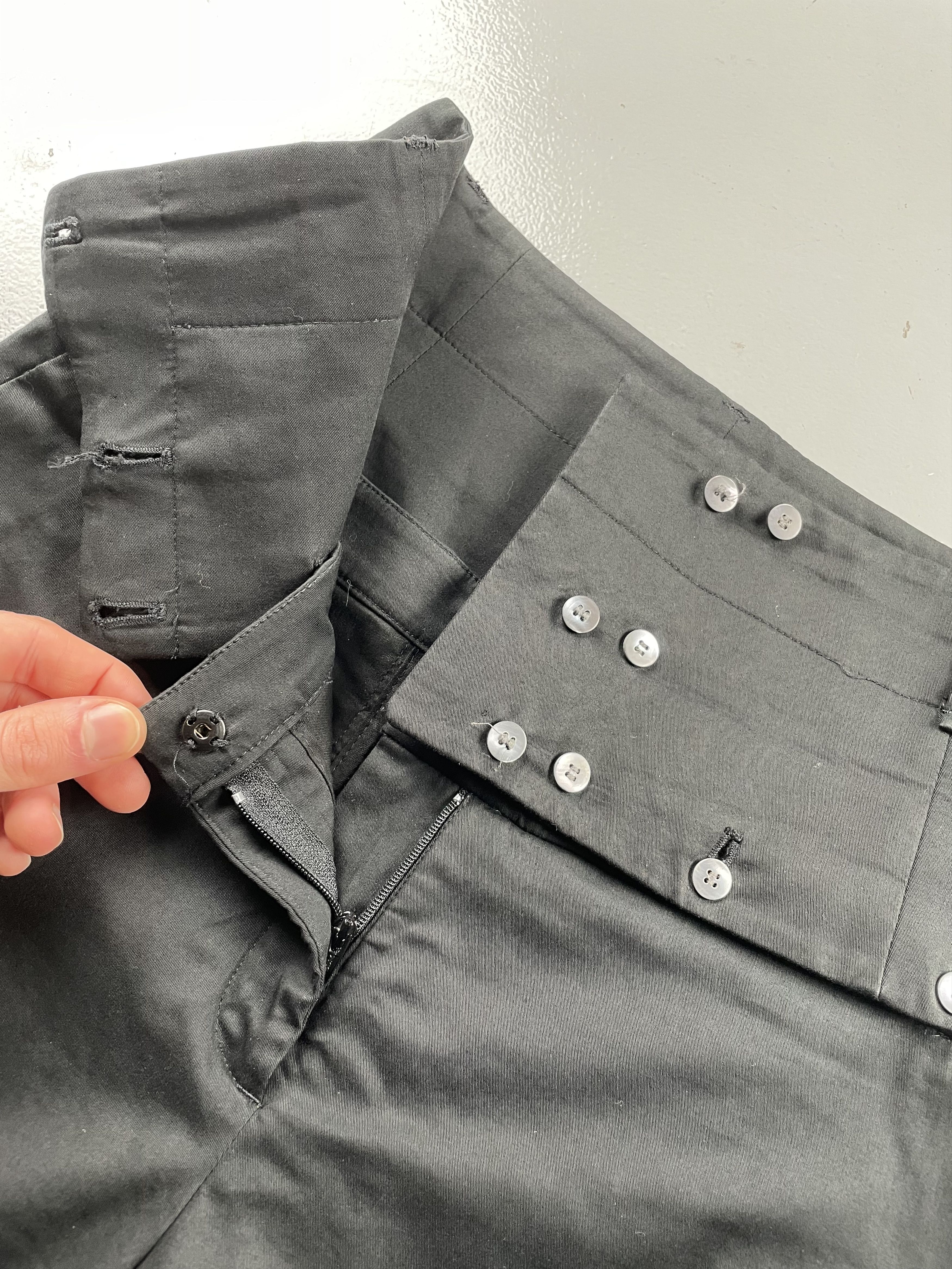 Hussein Chalayan vintage 1990's Hussein Chalayan trousers - size 42 Size 28" / US 6 / IT 42 - 7 Thumbnail