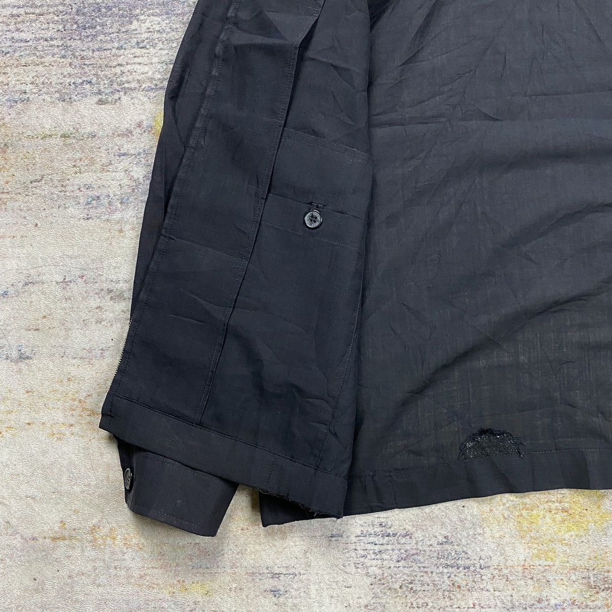 Vintage × Yves Saint Laurent vintage 90s Yves saint laurent work jacket black Size US M / EU 48-50 / 2 - 11 Thumbnail