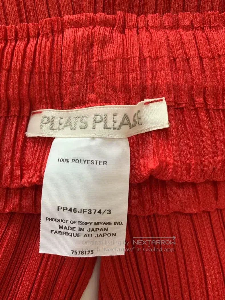 Issey Miyake Issey Miyake size:3 Red Pants Size 22" - 4 Thumbnail