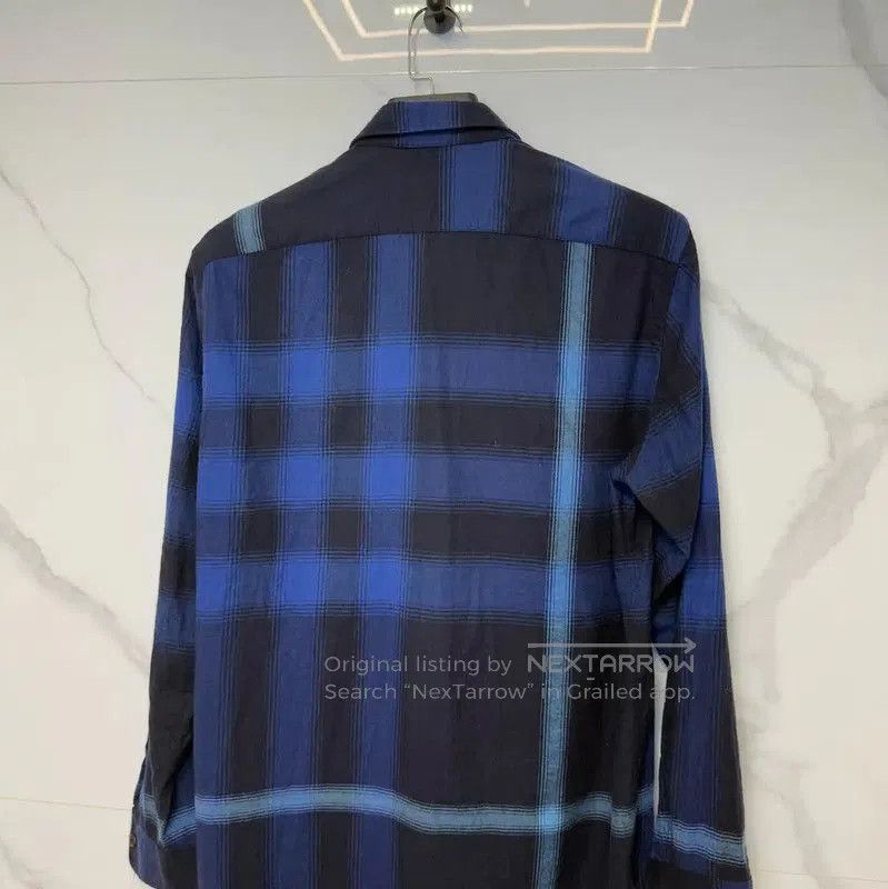 Burberry Burberry Men's Dark Blue Cotton Shirt. Size US L / EU 52-54 / 3 - 2 Thumbnail