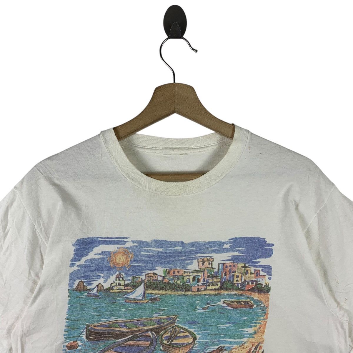 Banana Republic × Vintage Vintage BANANA REPUBLIC big printed tee Size US M / EU 48-50 / 2 - 2 Thumbnail