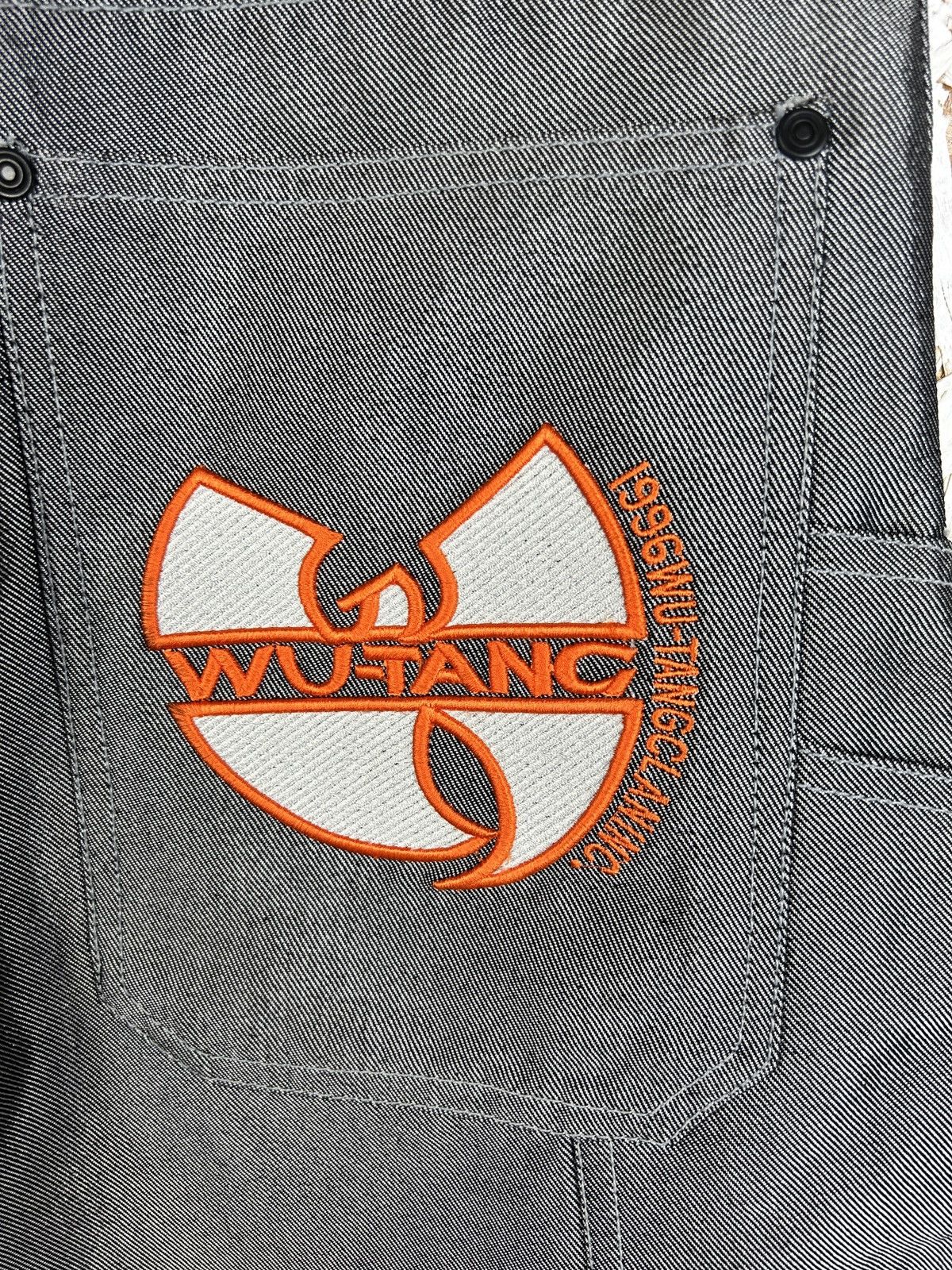 Wu-Tang Clan 90s Wu-Tang Wu Wear 1996 Denim Rap Carpenter Shorts 28 Size US 28 / EU 44 - 2 Thumbnail