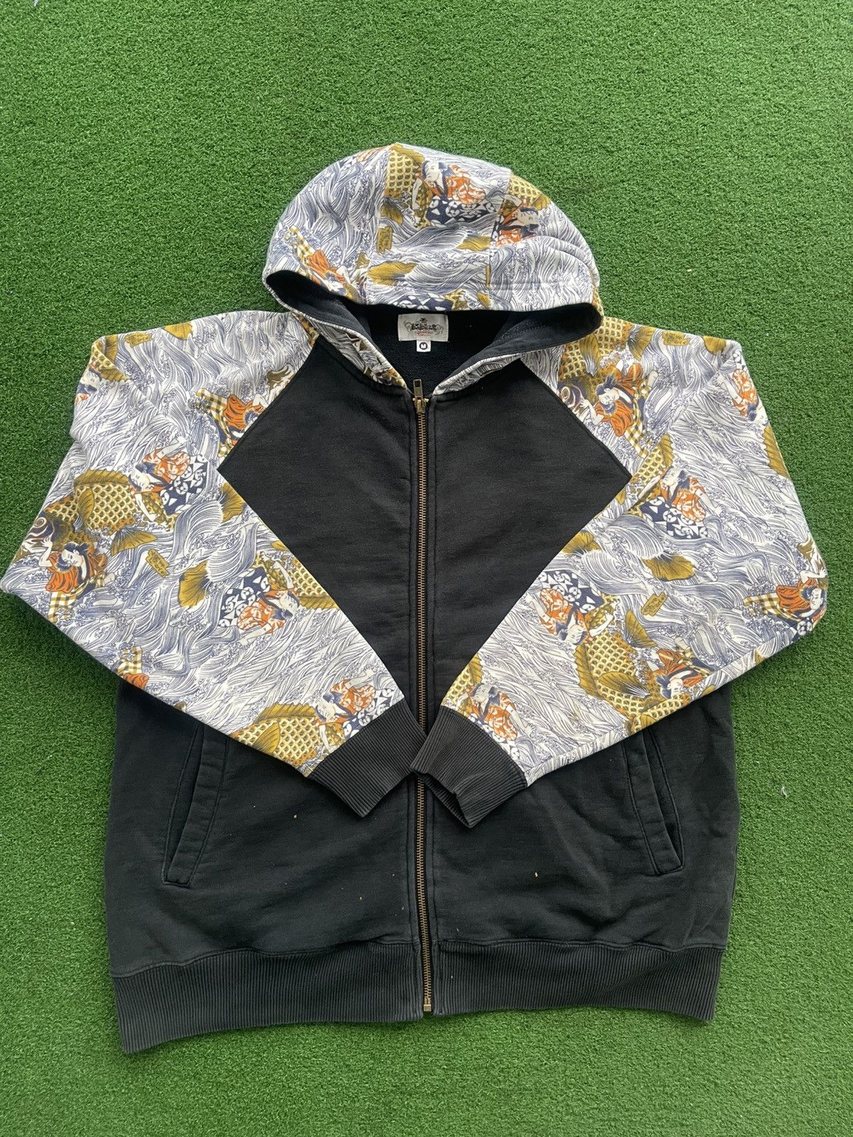 Japanese Brand × Vintage 🔥RARE🔥SUKAJAN KOI FISH KARAKURI TAMASHI EMBROIDERY Size US M / EU 48-50 / 2 - 3 Thumbnail