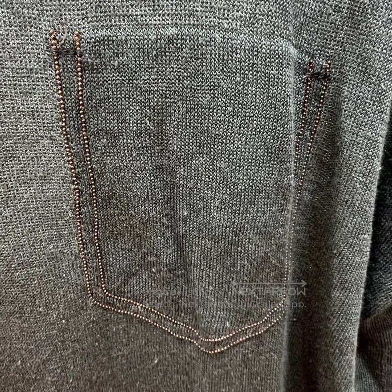 Brunello Cucinelli Brunello Cucinelli 25SS linen blend beaded long-sleeve Size XS / US 0-2 / IT 36-38 - 6 Thumbnail