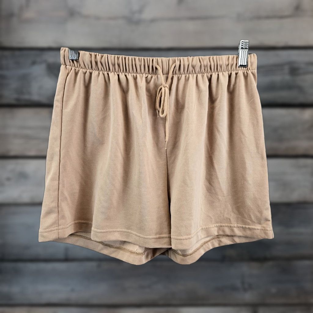 NYDJ NYDJ Shorts Womens Sz Small Tan Pull On High Rise Drawstring Size 28" / US 6 / IT 42 - 1 Thumbnail