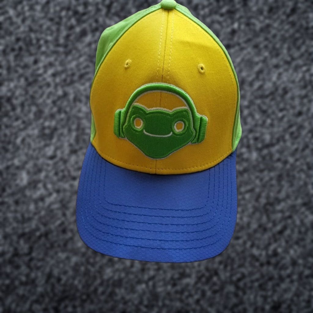 Vintage Overwatch Bioworld Lucio Frog Hat Cap Flex Fitted Neon Panel Size ONE SIZE - 1 Thumbnail