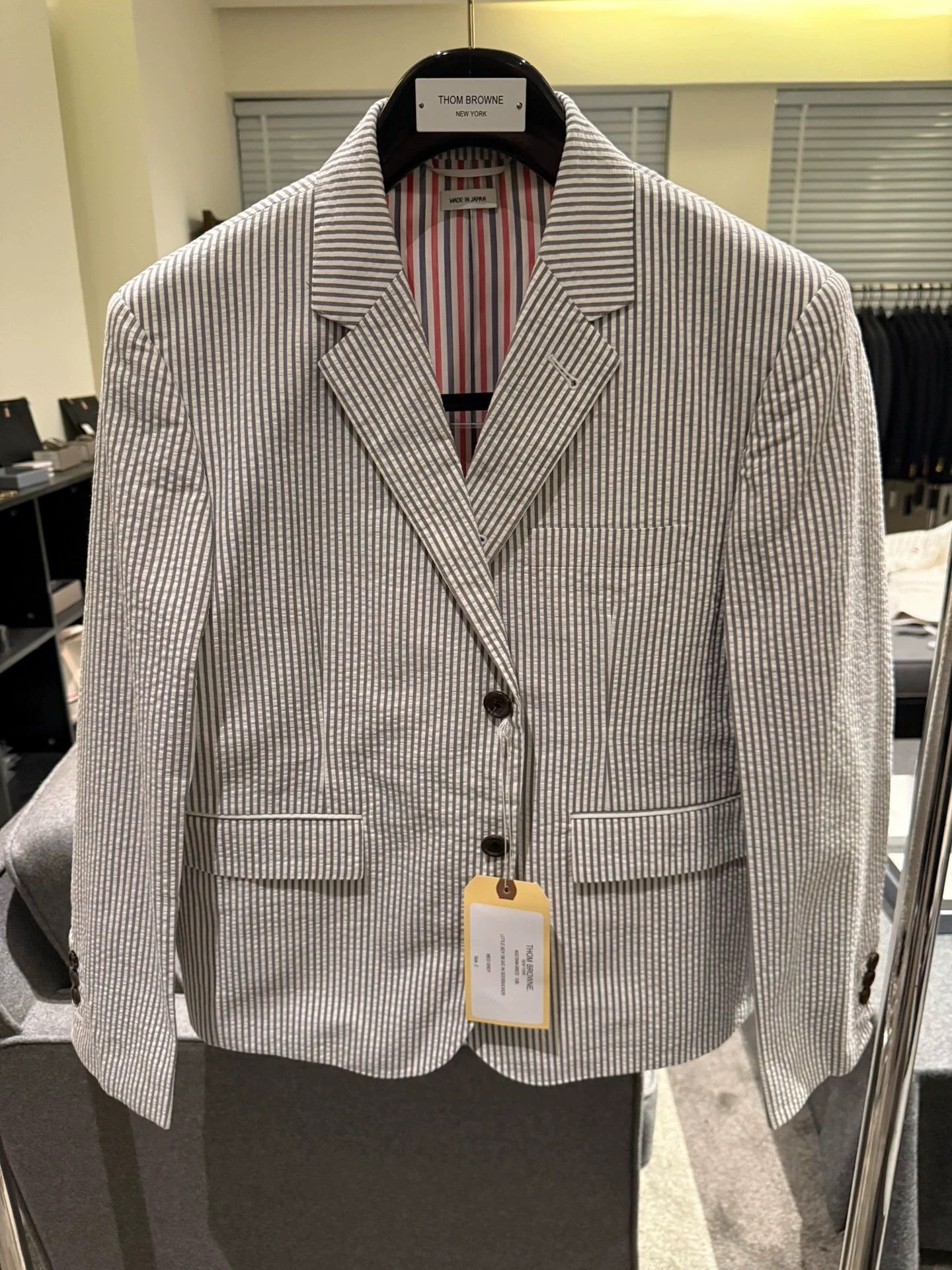 Thom Browne Thom Browne Seersucker Short Blazer Size 2 New NWT Light Size US M / EU 48-50 / 2 - 1 Thumbnail