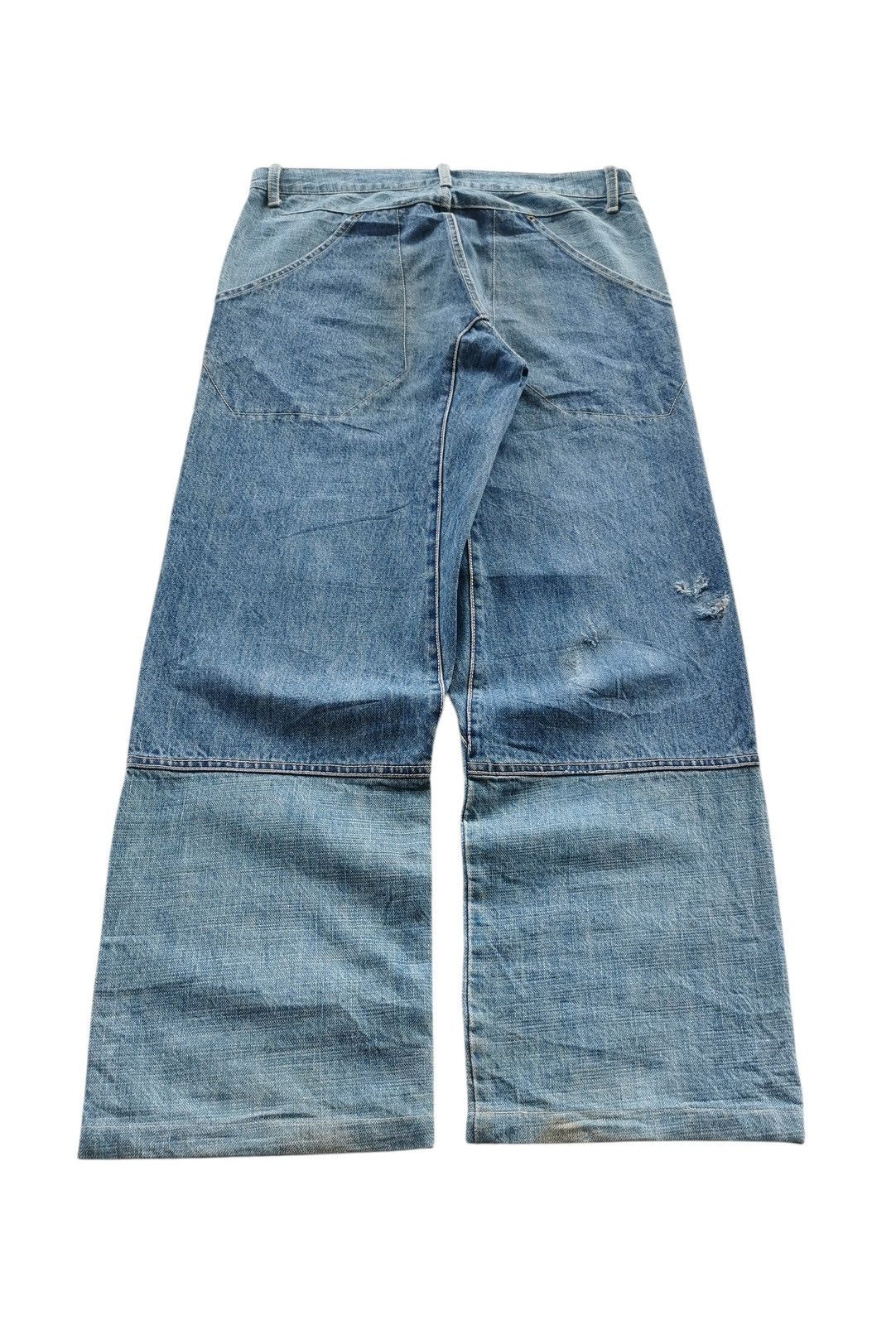 JNCO Alba Rosa Vintage Wide-Leg Baggy Washed Denim Jeans Size US 32 / EU 48 - 9 Thumbnail