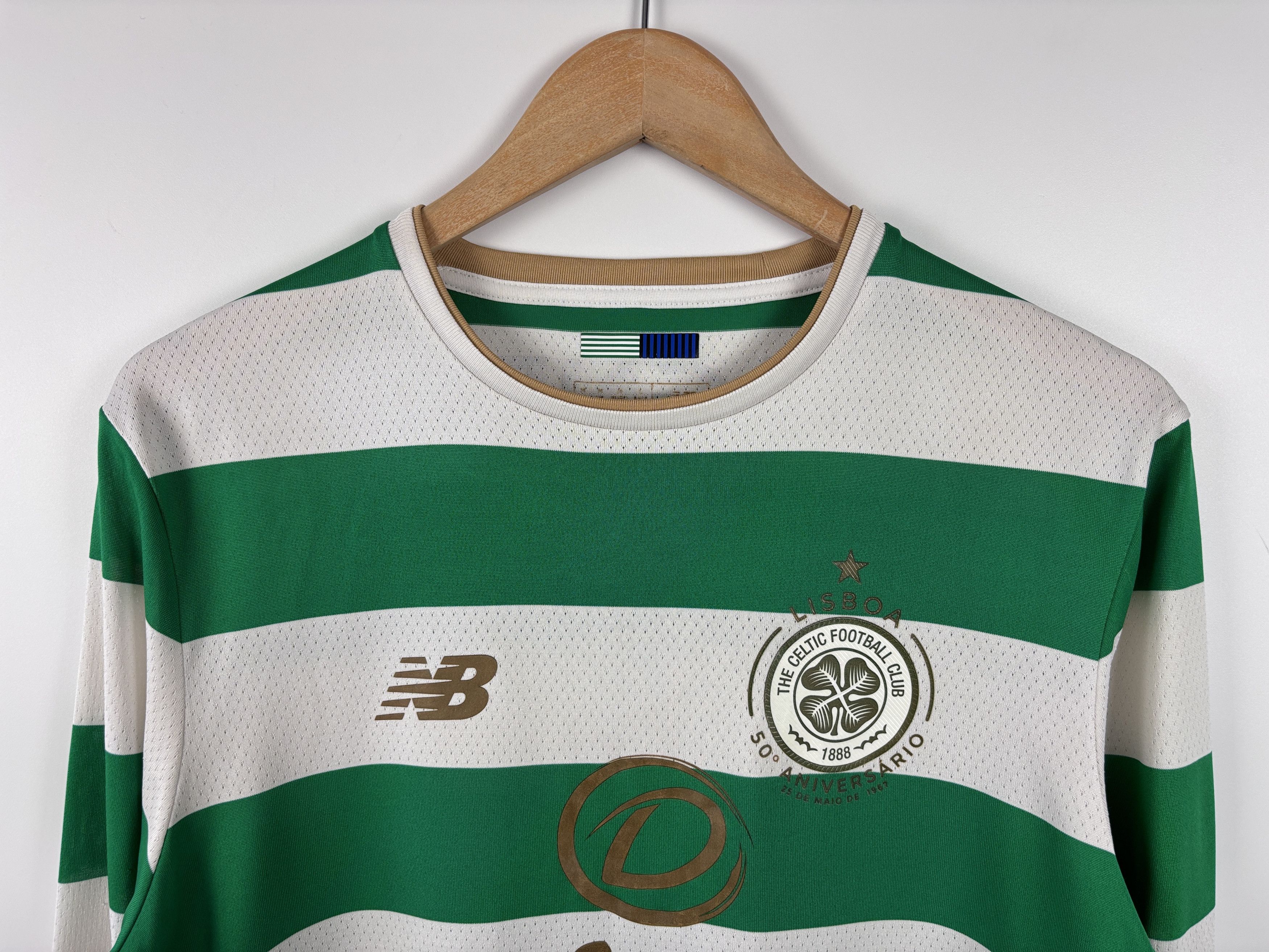 New Balance Celtic 2017-18 Football Long Sleeve Jersey New Balance M Size US M / EU 48-50 / 2 - 2 Thumbnail