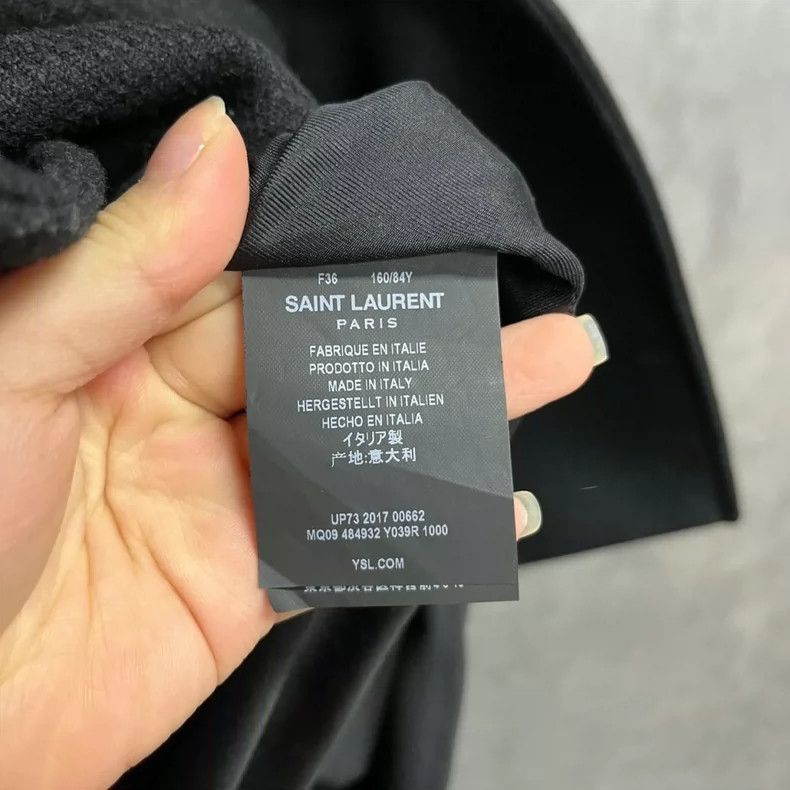 Saint Laurent Paris Saint Laurent Black Double-Breasted Jacket- Size US M / EU 48-50 / 2 - 4 Thumbnail