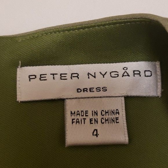 Other Peter Nygard Shift Dress Midi Sleeveless Spice Green 4 Size S / US 4 / IT 40 - 3 Thumbnail