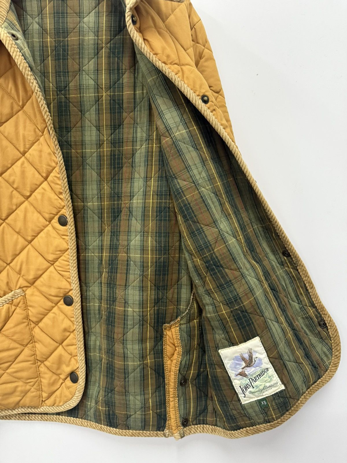 Handmade 🔥 Quilted John Partidge Country Clothing Light Jacket - XS Size US XS / EU 42 / 0 - 7 Thumbnail