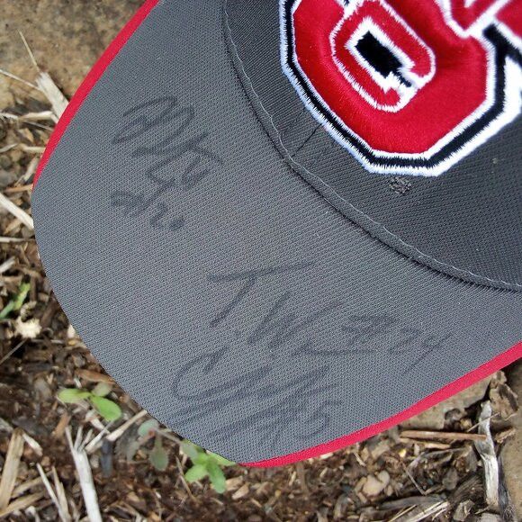 NCAA TOW North Carolina State Wolfpack One Fit Hat Autographs Size ONE SIZE - 5 Thumbnail