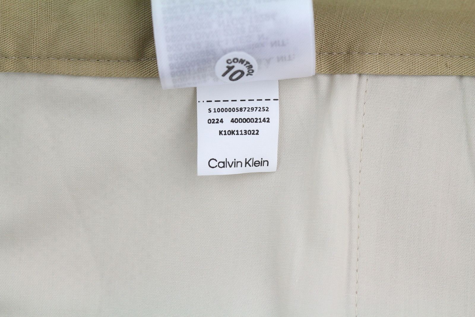 Calvin Klein DYED TENCEL TAPERED W38/L32 Brown Linen Trousers 85161 Size US 38 / EU 54 - 10 Thumbnail
