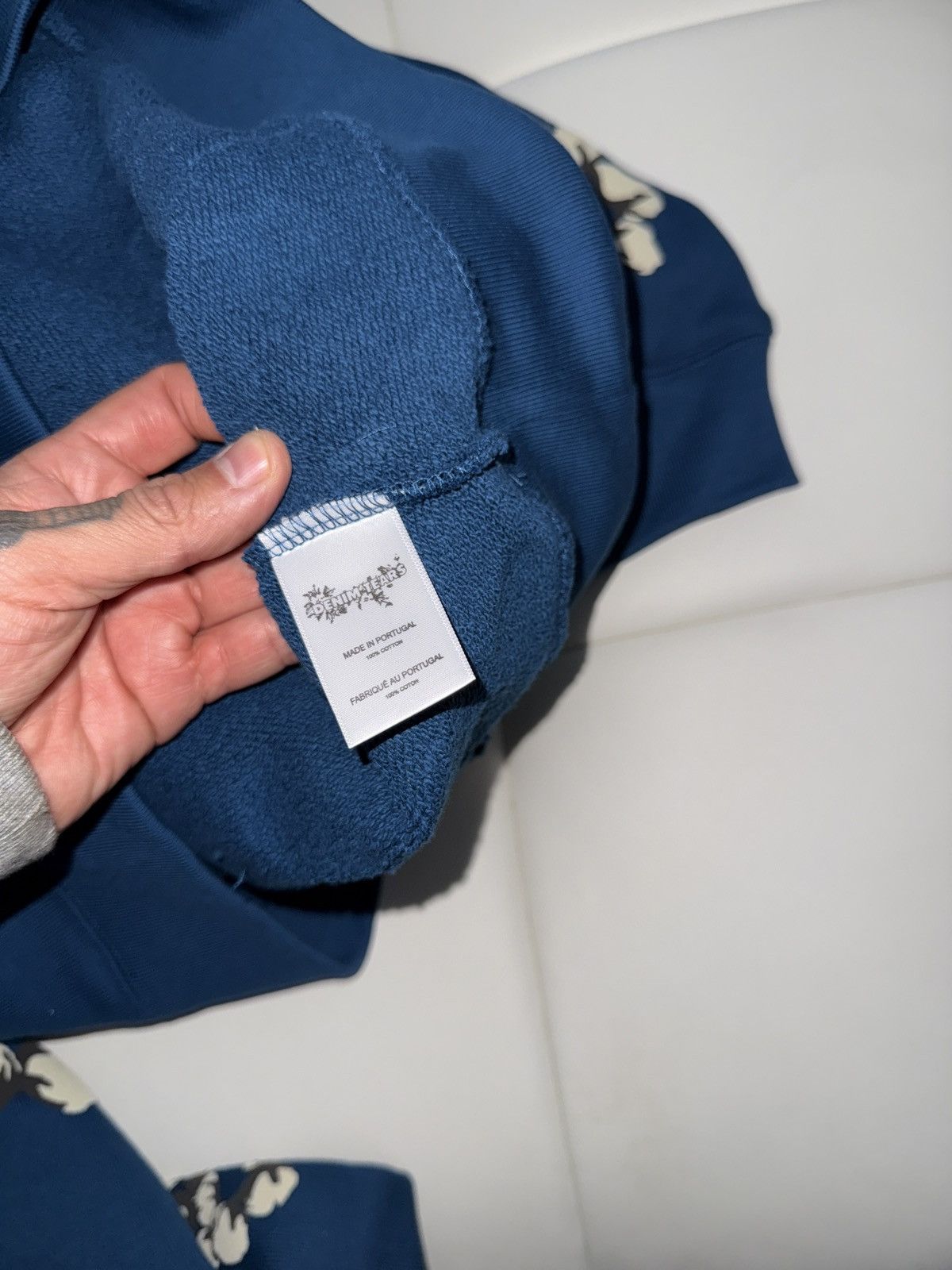 Cactus Plant Flea Market × DENIM TEARS Cactus denim wreath sweatpants Size US 32 / EU 48 - 2 Thumbnail