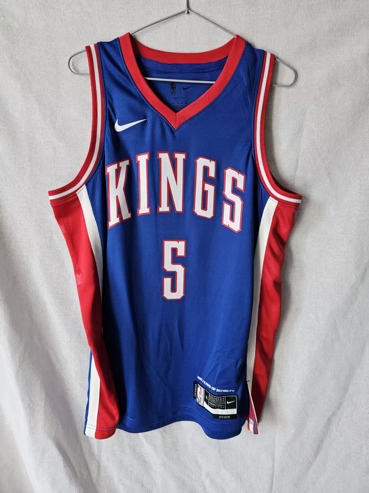 De Aaron Fox Red Kings Jersey Jordan NBA Sacramento Kings Deaaron