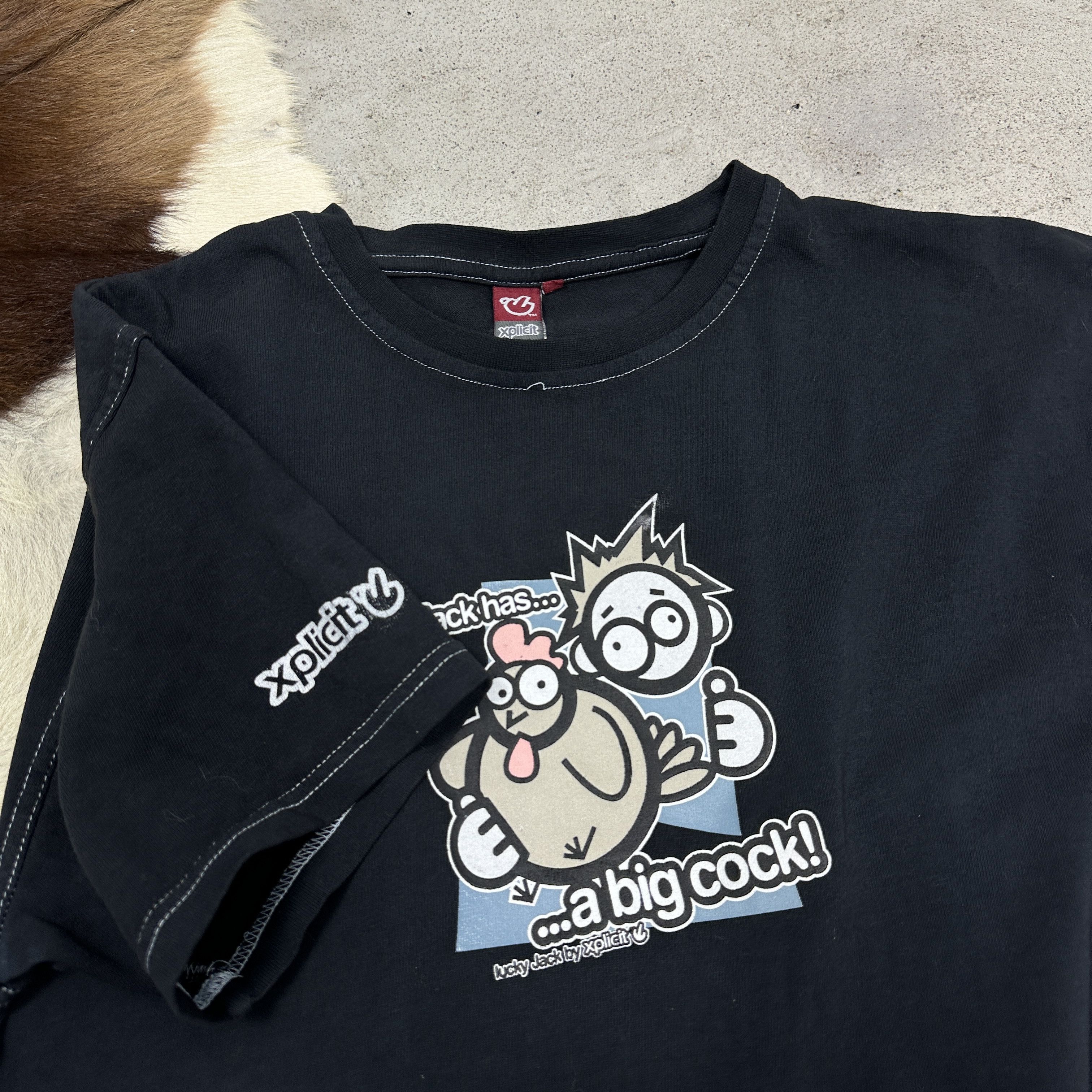 Vintage Vintage Casual Streetwear Funny Printed Oversize T-shirt Y2K Size US L / EU 52-54 / 3 - 4 Thumbnail