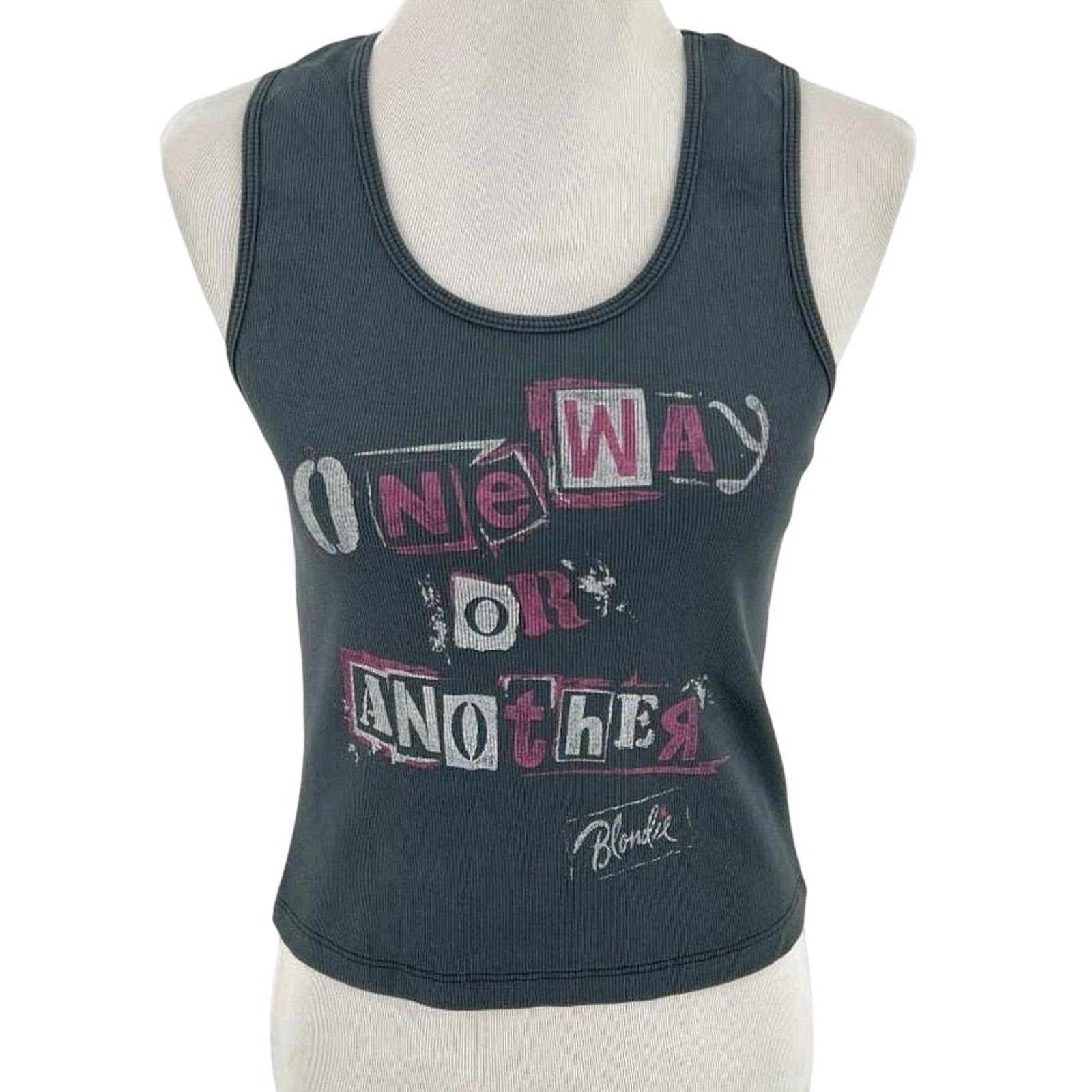 Daydreamer DAYDREAMER Blondie One Way or Another Shrunken Crop Tank XL Size XL / US 12-14 / IT 48-50 - 9 Thumbnail