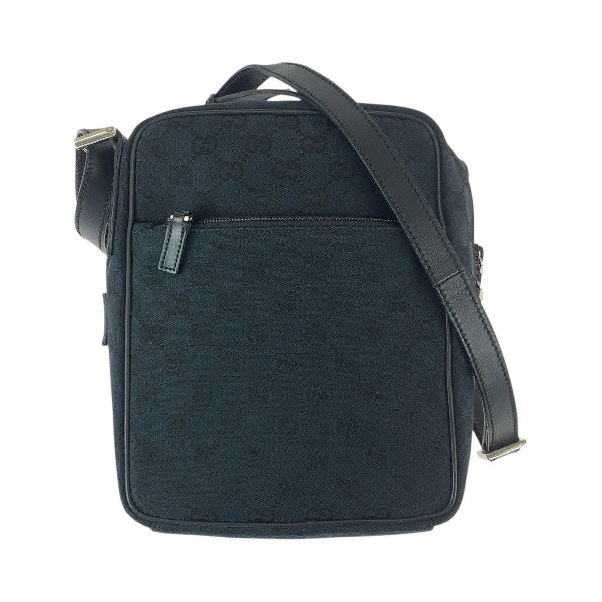 Gucci Gucci Gucci GG Canvas Leather Shoulder Bag Textile Shoulder Bag 0181612 DUTY FREE for USA Size ONE SIZE - 1 Thumbnail