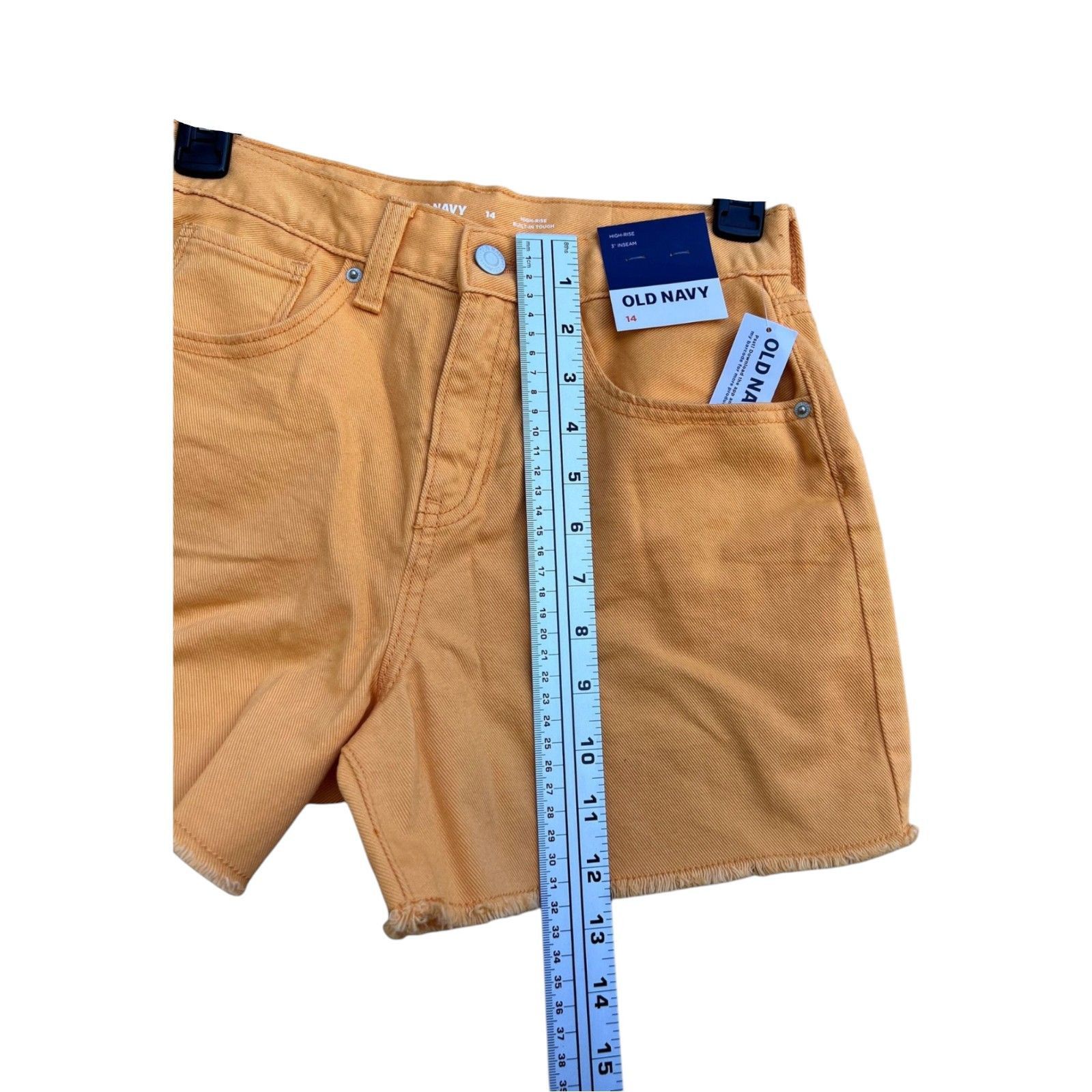 Old Navy Old Navy - Women's Sexy Denim Shorts - Yellow - 14 Size 36" / US 14 / IT 50 - 8 Thumbnail