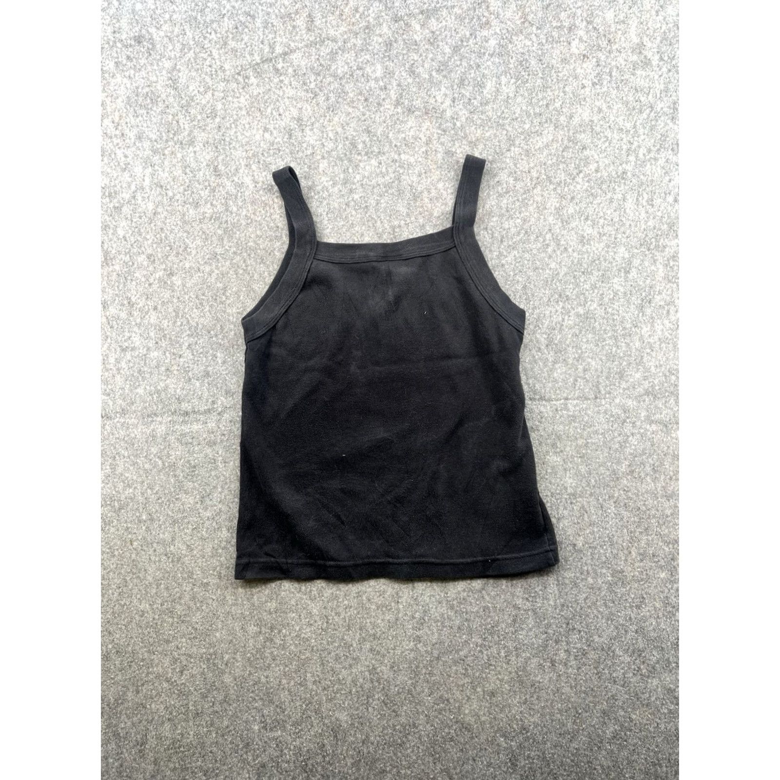 Vintage Gaziani Fire & Ice Motorcycle Rally 2004 Cropped Graphic Tank Top Sz M Gaziani Womens Cropped Tank Black 80s 90s Vintage Size M / US 6-8 / IT 42-44 - 5 Thumbnail