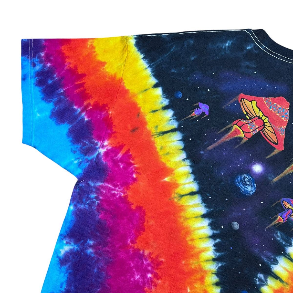 Liquid Blue Vintage 2000s Space Mushroom Psychedelic Liquid Blue T-Shirt Size US XXL / EU 58 / 5 - 10 Thumbnail