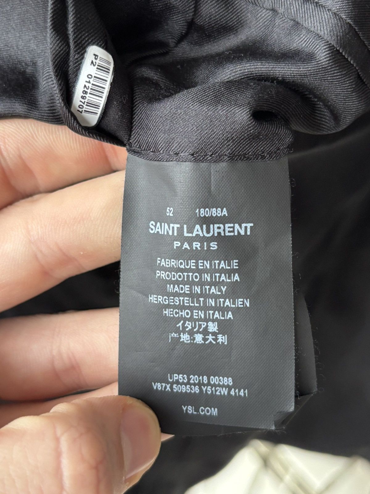 Saint Laurent Paris Saint Laurent Tuxedo Blazer Jacket Size US L / EU 52-54 / 3 - 8 Thumbnail