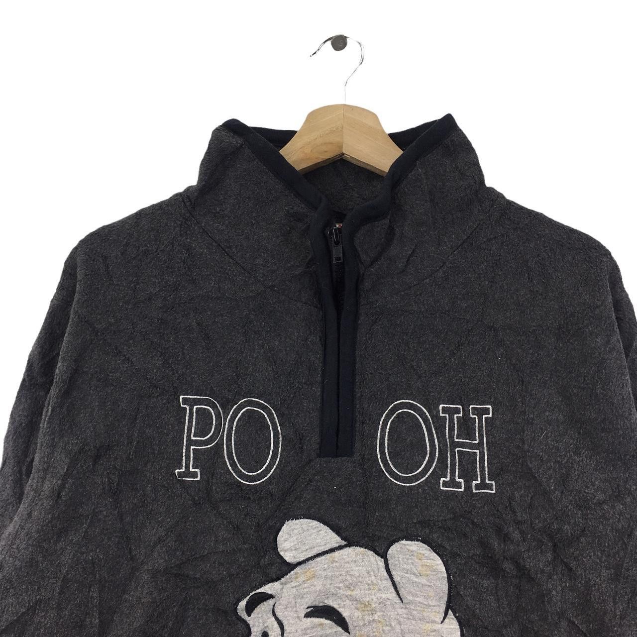Vintage Vtg DISNEY WINNIE The POOH Cartoon Fleece Jacket Sweater Size M / US 6-8 / IT 42-44 - 2 Thumbnail