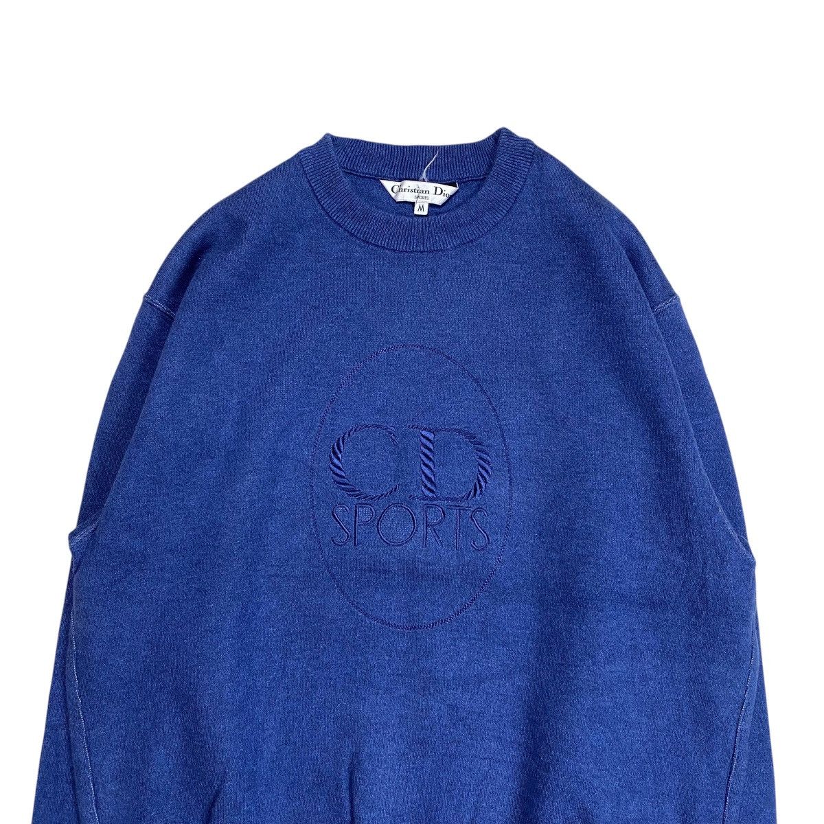 Christian Dior Monsieur Vintage Christian Dior Sport Big Logo Sweatershirt Knitwear Size US M / EU 48-50 / 2 - 1 Thumbnail