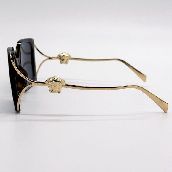 Versace NEW VERSACE VE4502U 108/87 SUNGLASSES HAVANA GOLD EYEWEAR Size ONE SIZE - 6 Thumbnail