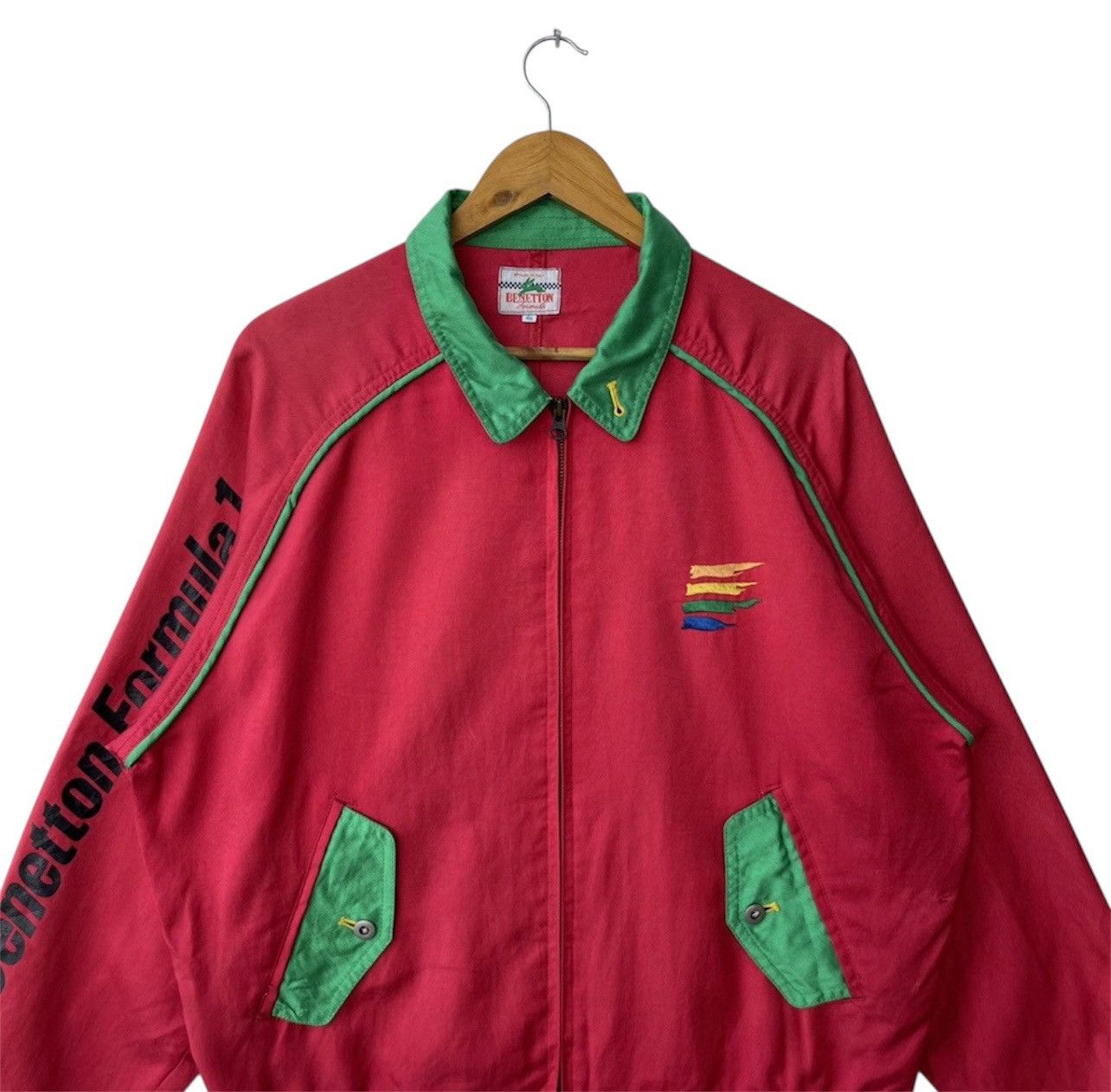 Benetton Vintage 90s Benetton Formula 1 F1 Racing Jacket Size US M / EU 48-50 / 2 - 6 Thumbnail