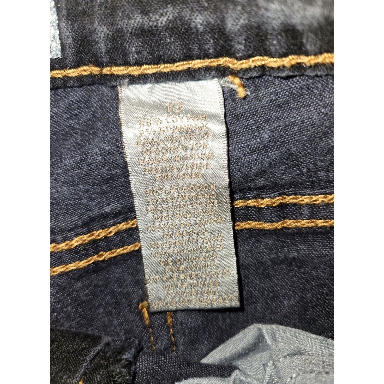 Vintage VINTAGE Phat Fashions Silver Label Bootcut Low Rise Jeans Juniors 13 Black Y2K 90's Size 34" / US 12 / IT 48 - 3 Thumbnail