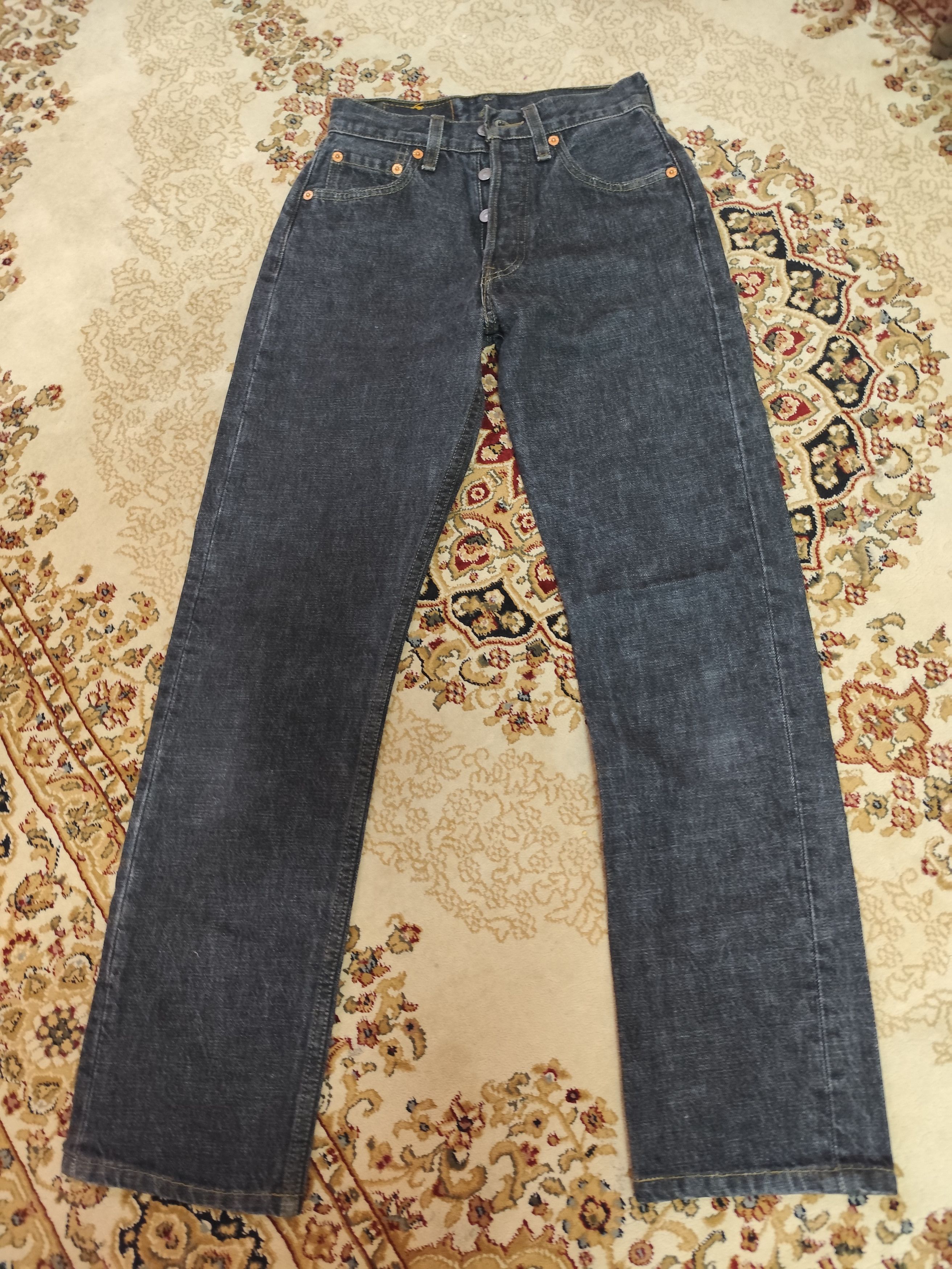 Levi's 🇺🇸VINTAGE 90s LEVIS WOMEN 501 W25 L32 MADE IN USA Size 25" / US 0 / IT 36 - 1 Thumbnail