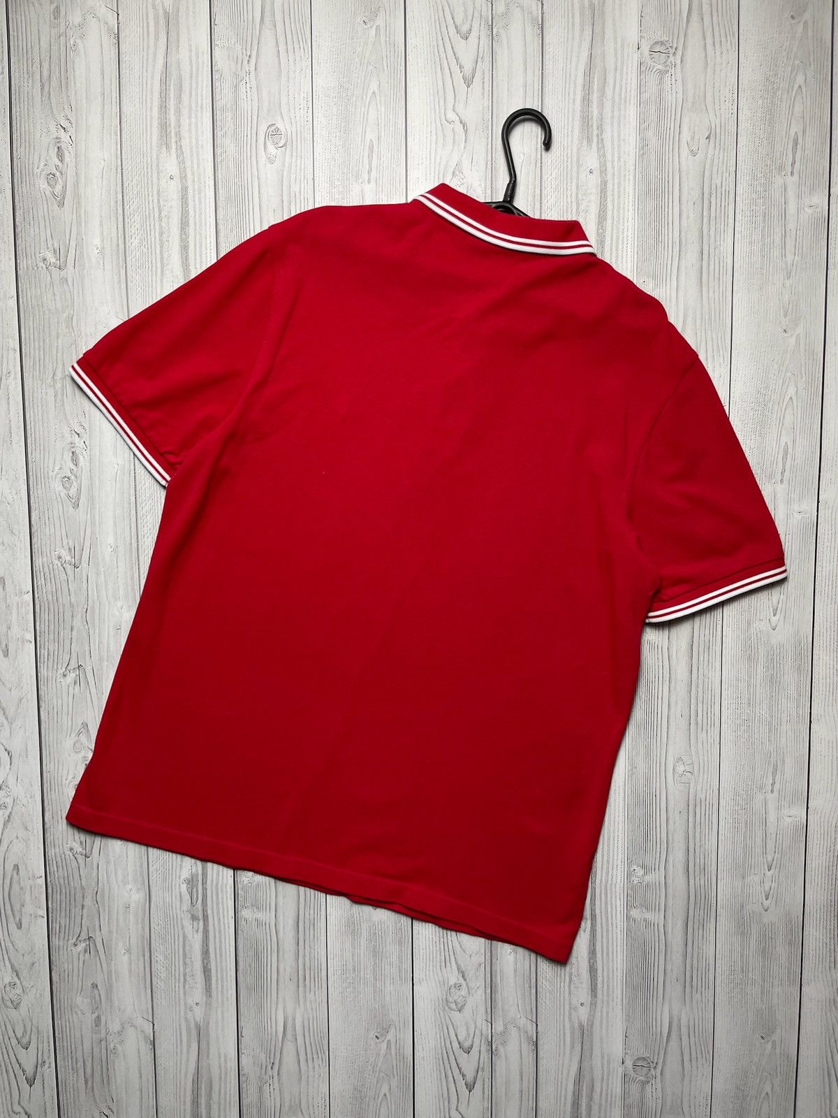 Fred Perry Fred perry polo shirt size xxl red rare casual Size US XXL / EU 58 / 5 - 5 Thumbnail