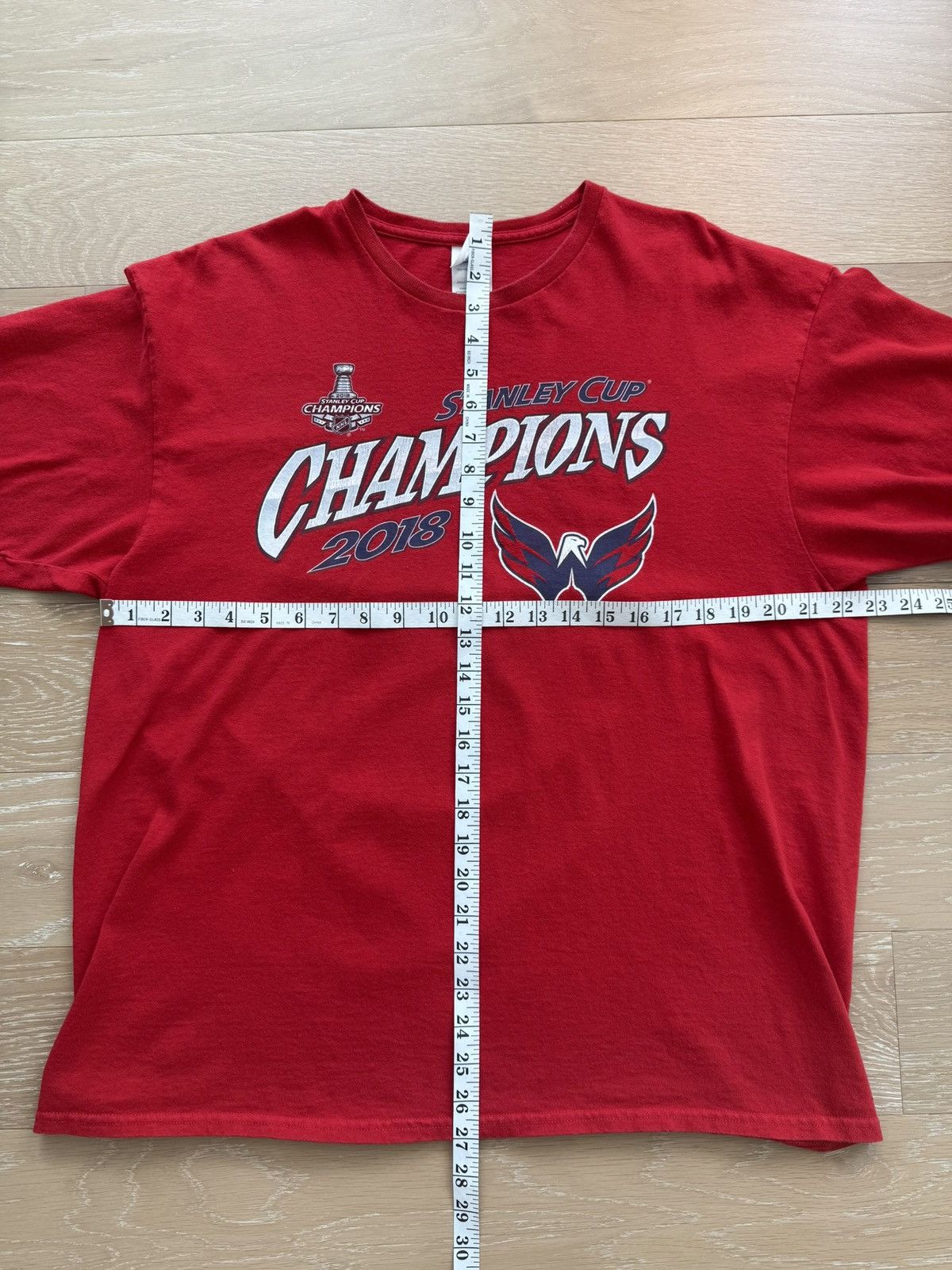 NHL Washington Capitals Stanley Cup Champions 2018 NHL Shirt Size US XL / EU 56 / 4 - 4 Thumbnail