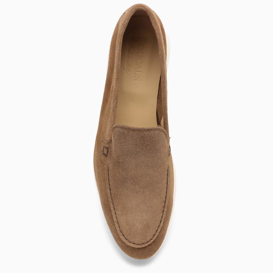 Doucal's o1d2blof0824 Hazelnut Suede Moccasin in Brown Size US 6.5 / IT 36.5 - 3 Thumbnail