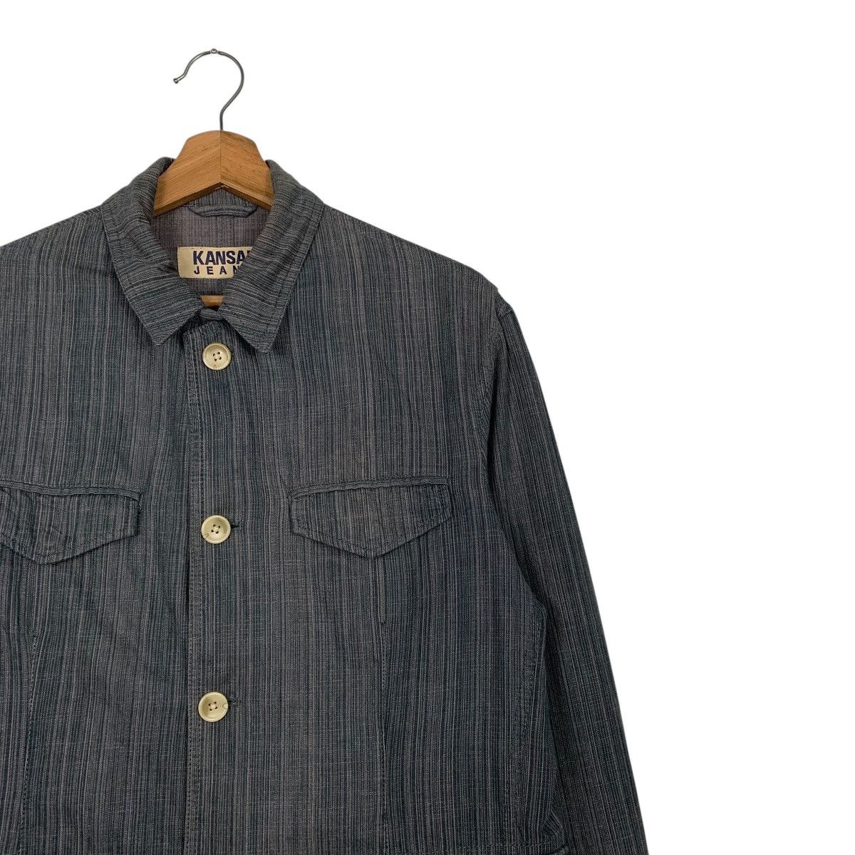 Kansai Yamamoto Kansai Jeans Hickory Casual Jacket Size US M / EU 48-50 / 2 - 5 Thumbnail