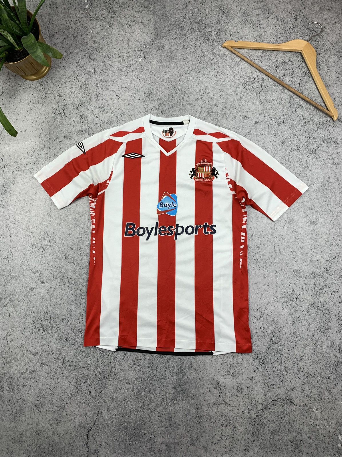 Umbro × Vintage Umbro Sunderland FC Vintage 2007-2008 Home Shirt Size M Size US M / EU 48-50 / 2 - 1 Thumbnail