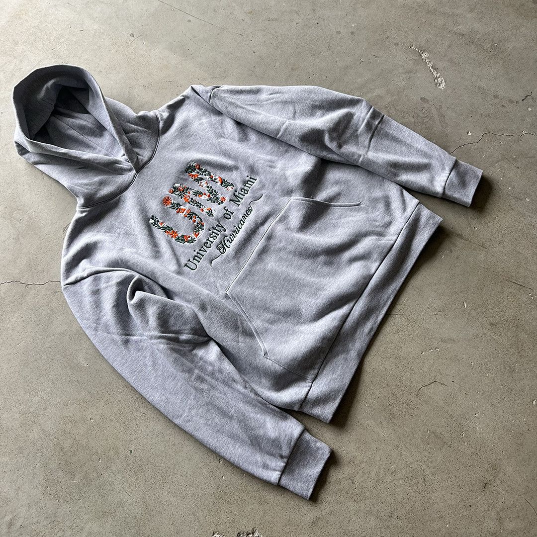 Prolific UM University of Miami Hoodie FLoral Size US M / EU 48-50 / 2 - 3 Thumbnail