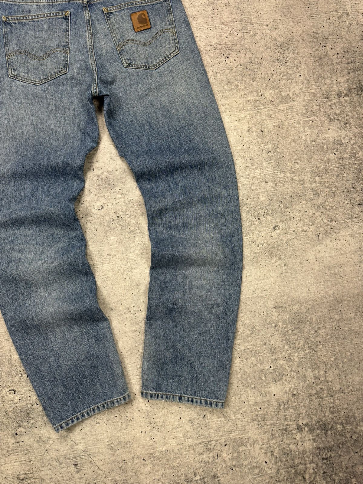 Carhartt Vintage Carhartt WIP Marlow Pant Stonewashed Denim Jeans Size US 29 - 16 Thumbnail
