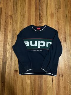 Supreme Piping Crewneck | Grailed