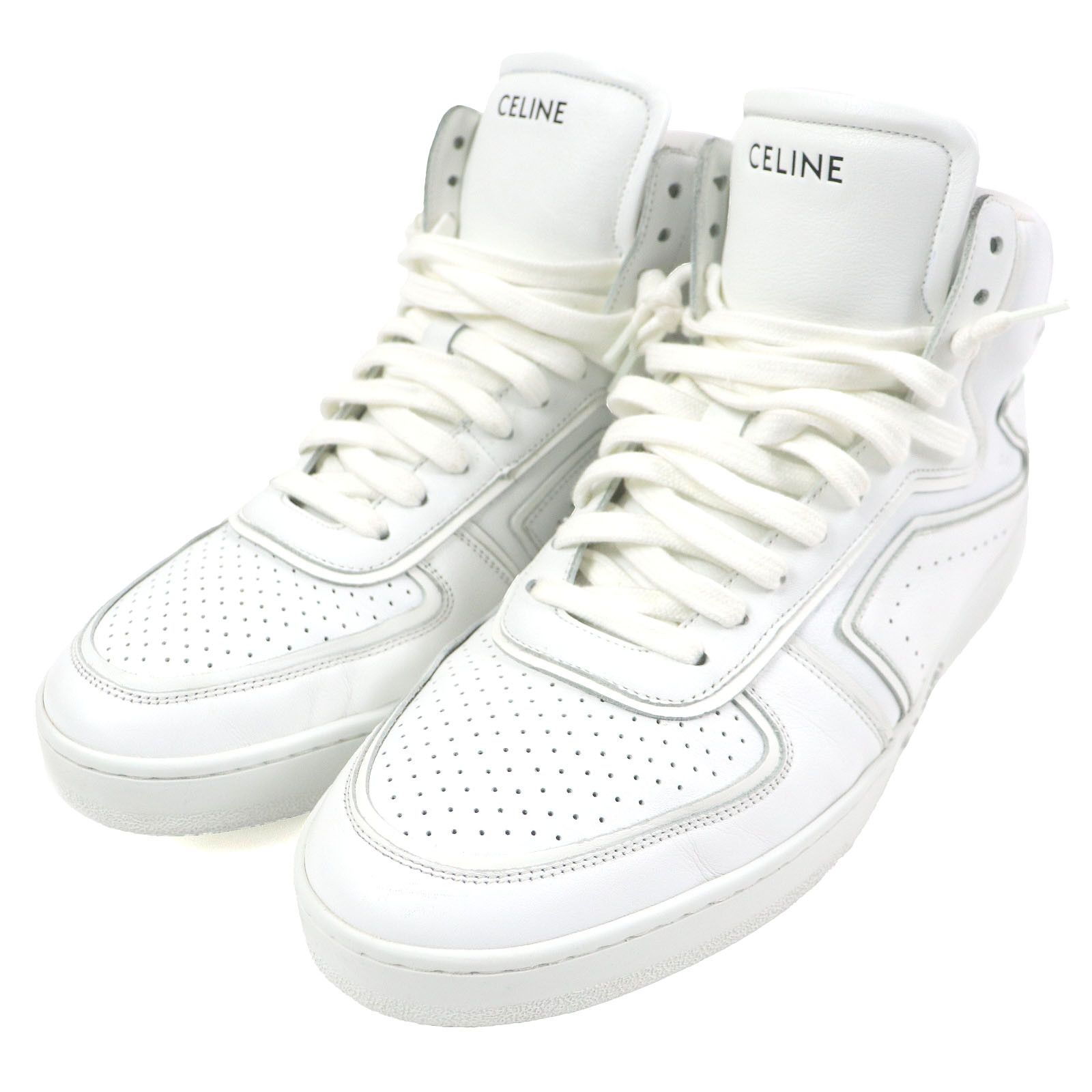 Celine Celine Ct-01 Leather Sneakers Leather Shoes Ct-01 in White, Men's